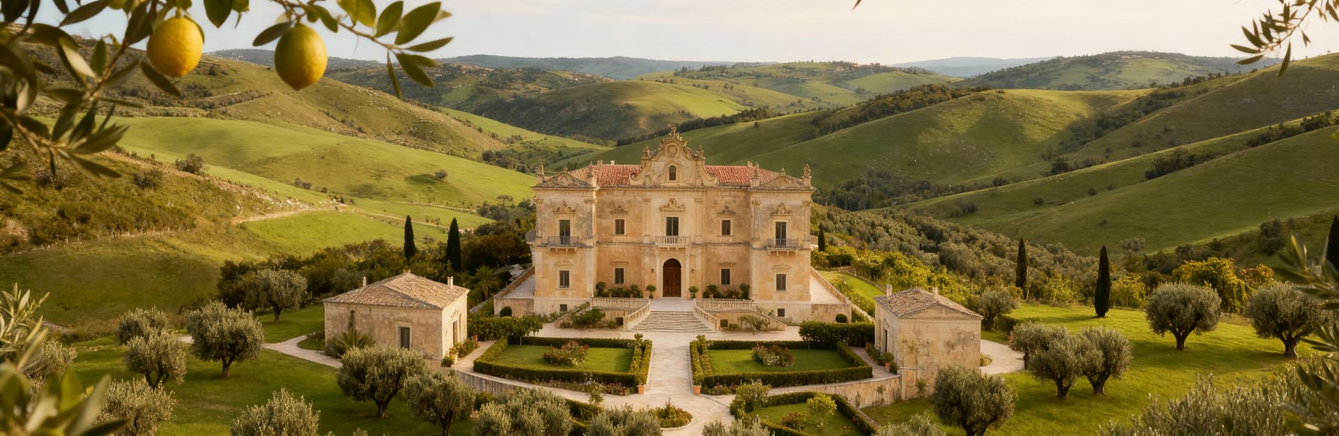 Luxury real estate for sale in Ragusa, Sicily, showcasing stunning countryside views and elegant architectural styles.