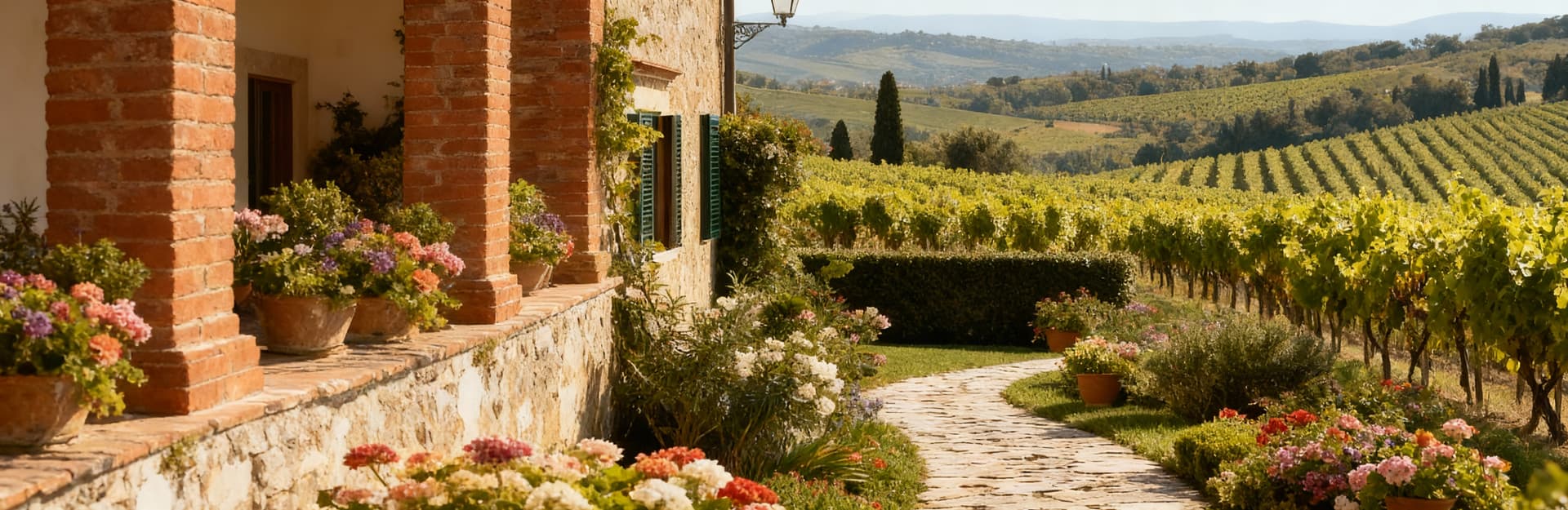 Luxury properties for sale in the tranquil Tuscan countryside near Florence, featuring elegant villas and historic estates.
