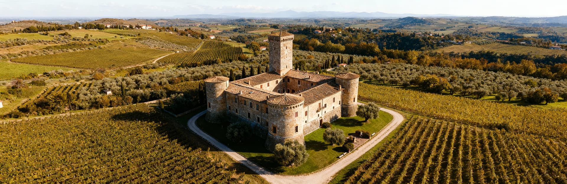 Luxury properties for sale in Livorno, Tuscany, featuring stunning countryside views, elegant villas, and historic castles.