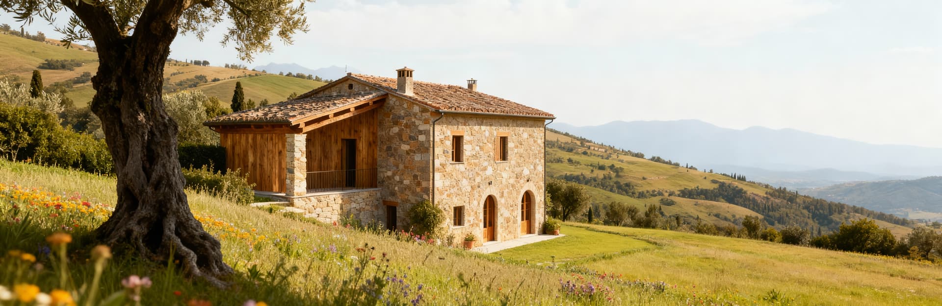Independent houses for sale in the picturesque Lazio countryside, surrounded by ancient olive trees and charming historic villages.