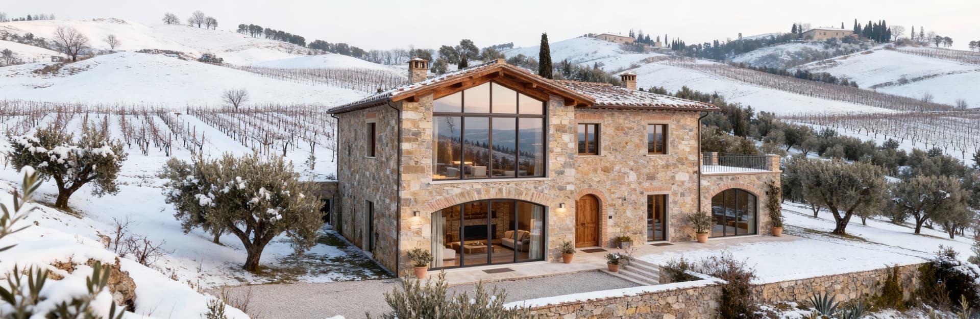 Luxury properties for sale in the Tuscan countryside near Prato, showcasing stunning landscapes and exquisite architectural designs.