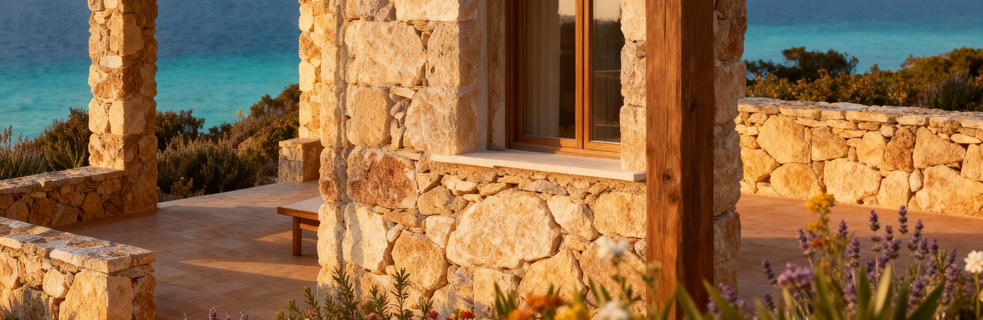 Luxurious villas for sale in Sardinia's countryside, surrounded by olive groves, vineyards, and stunning natural landscapes.