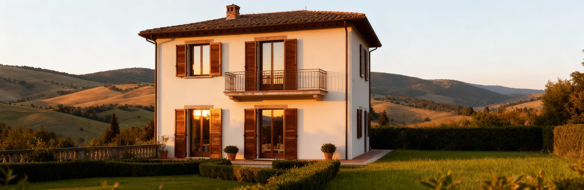 Charming rustic homes for sale in Arezzo, Tuscany, amidst stunning landscapes of hills, vineyards, and olive groves.