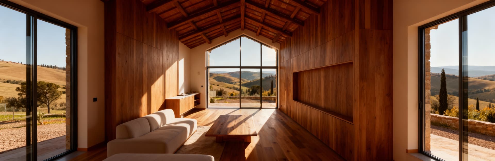 Beautiful Tuscany landscape featuring apartments for sale in Arezzo's Campagna area, surrounded by hills, vineyards, and olive groves.