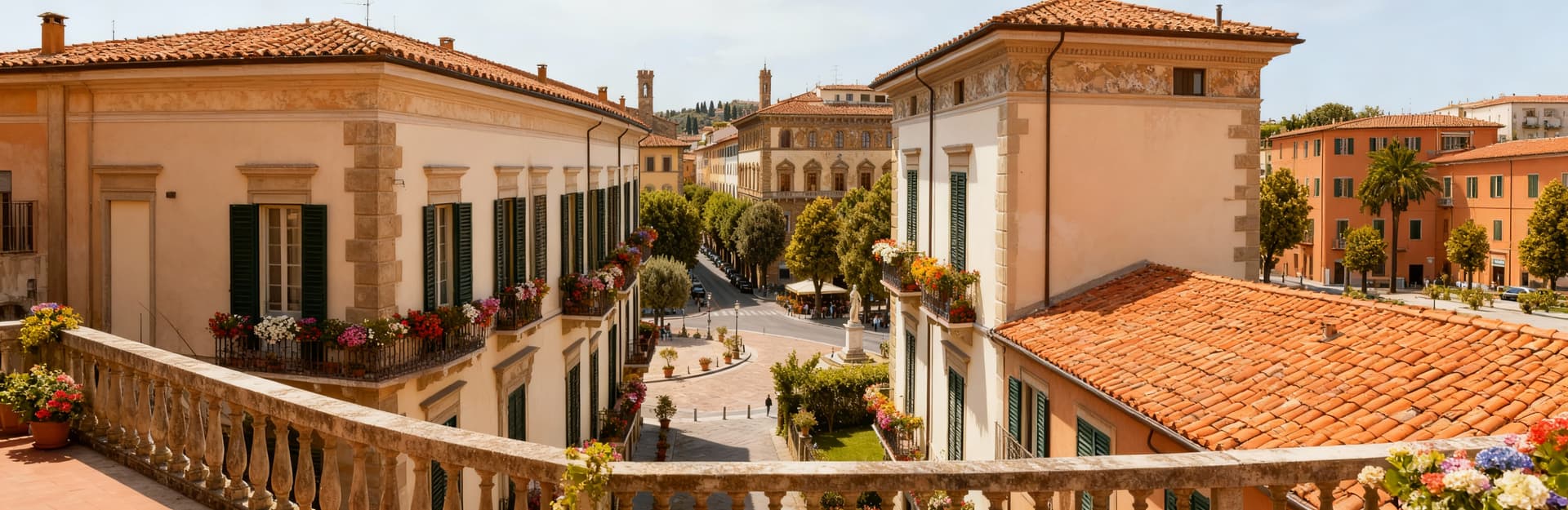 Luxury villas for sale in Florence's historic city area, featuring stunning landscapes and elegant Italian gardens.