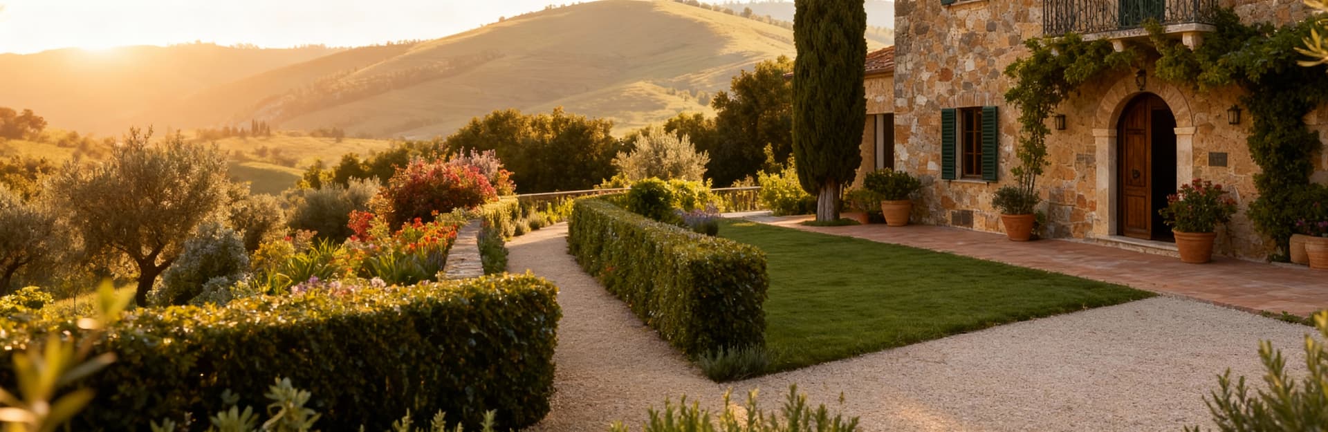Stunning villas for sale in Grosseto's countryside, surrounded by hills, olive groves, and showcasing Tuscan architectural charm.