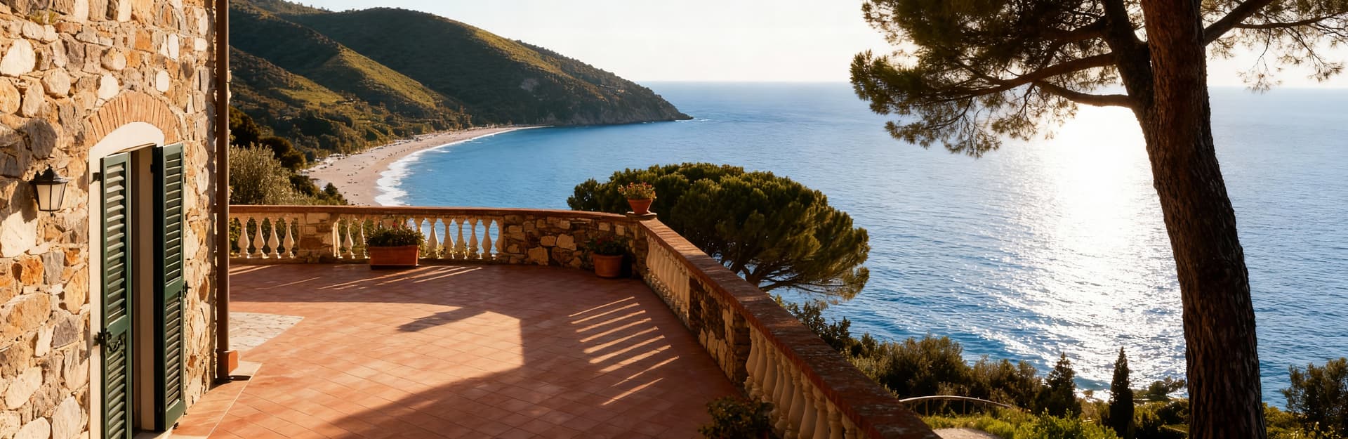 Luxury villas for sale in Imperia, a stunning coastal town in Liguria, featuring breathtaking sea views and lush hills.
