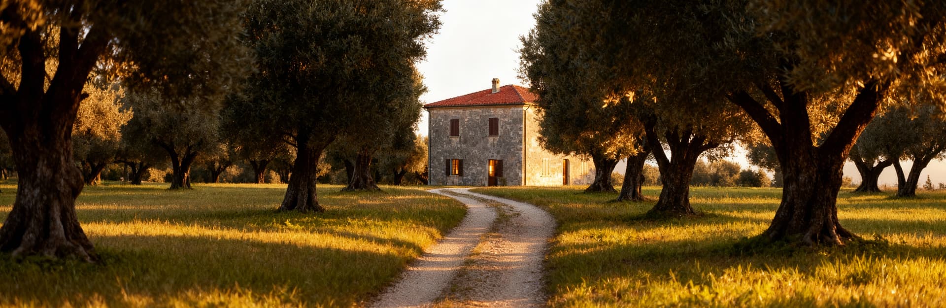 Luxurious villas for sale in Lucca's countryside, showcasing Tuscan architecture amidst olive groves and stunning mountain views.