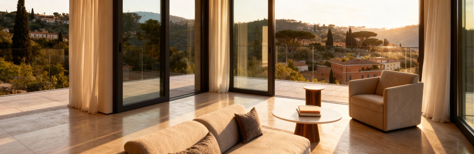 Luxurious villas for sale in Sassari's countryside, surrounded by olive groves and stunning landscapes of Sardinia.
