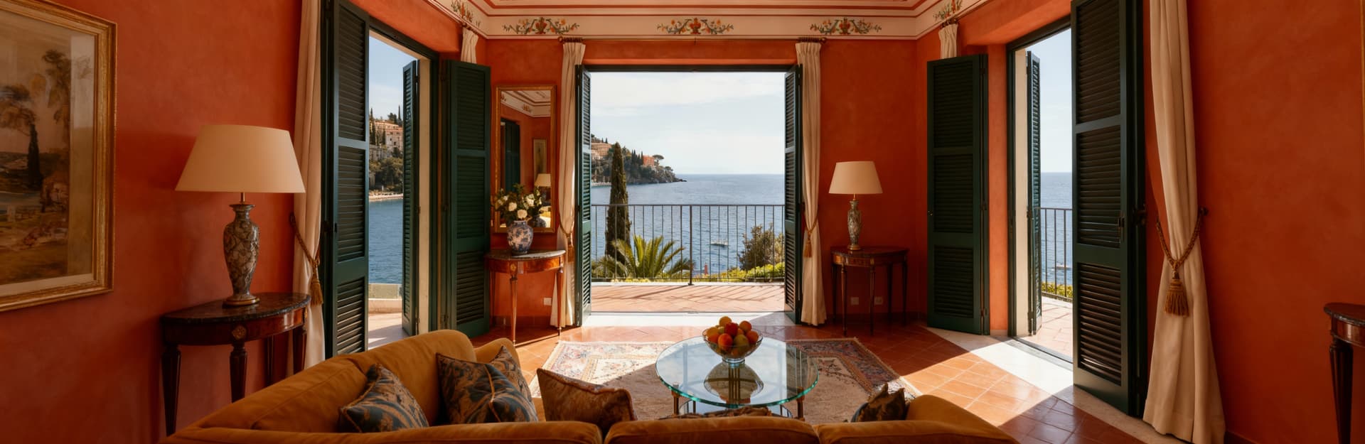 Luxury villas for sale in Savona, Liguria, featuring stunning sea views and lush green hills, ideal for elegant living.