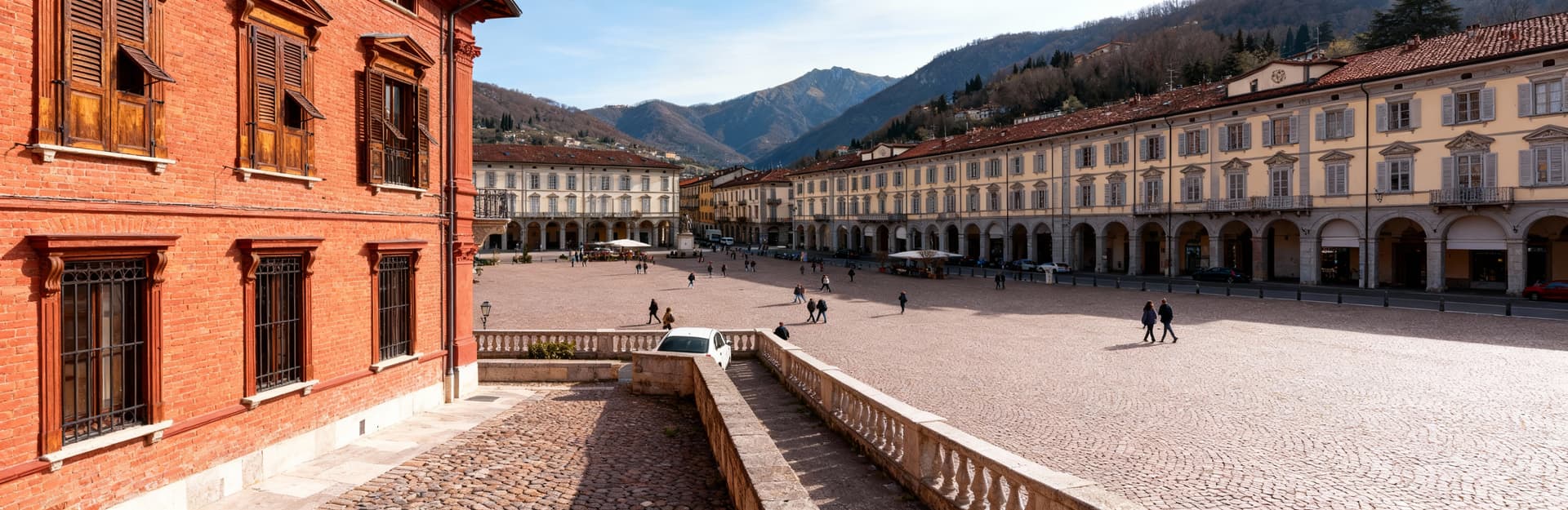 Charming townhouses for sale in Cuneo, Piedmont, with stunning mountain views and vibrant historical center.