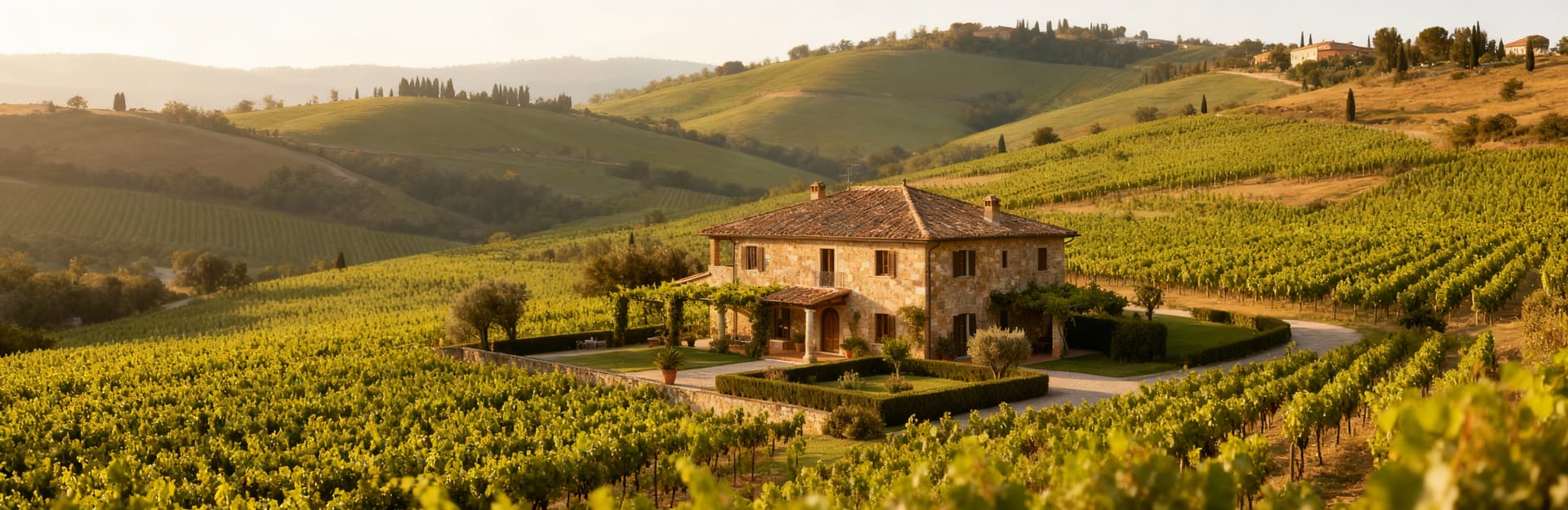 Charming agriturismos for sale in the Tuscan countryside near Siena, featuring stunning landscapes and rich cultural heritage.