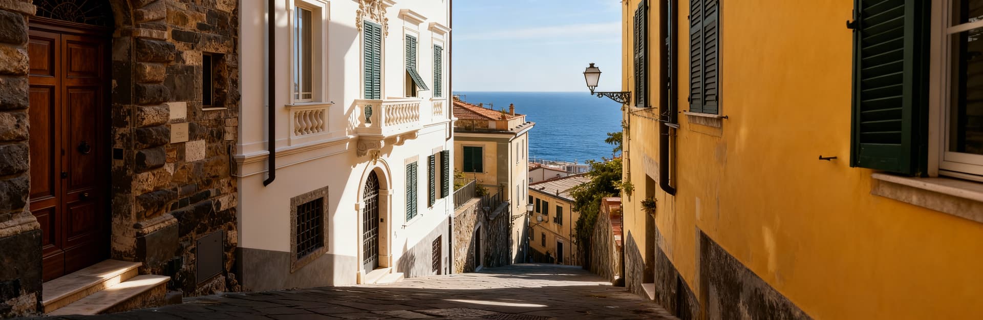 Luxury apartments for sale in Genoa, showcasing historic architecture, coastal views, and vibrant city life.