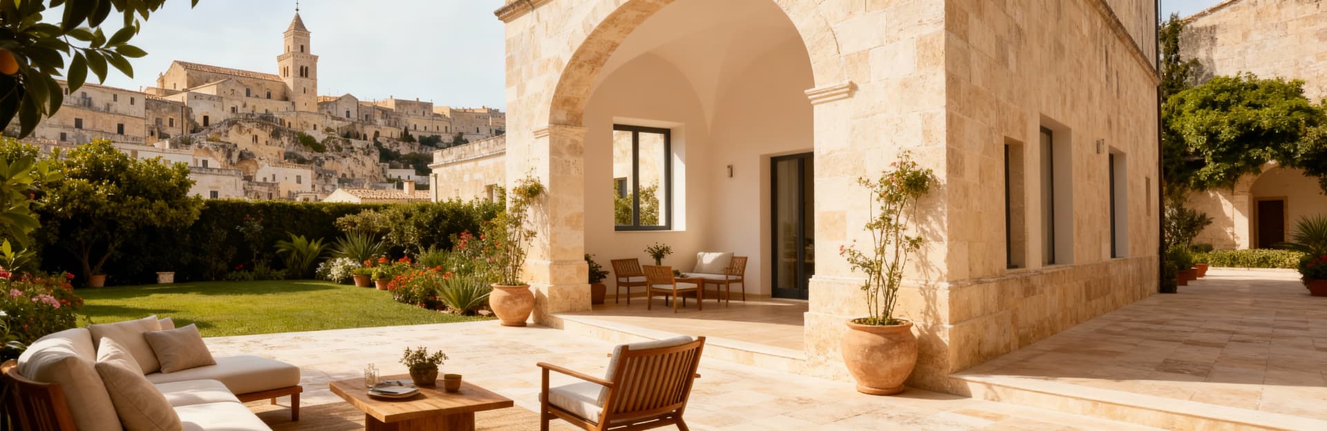 Luxurious villas for sale in Matera, surrounded by stunning landscapes and rich cultural heritage.