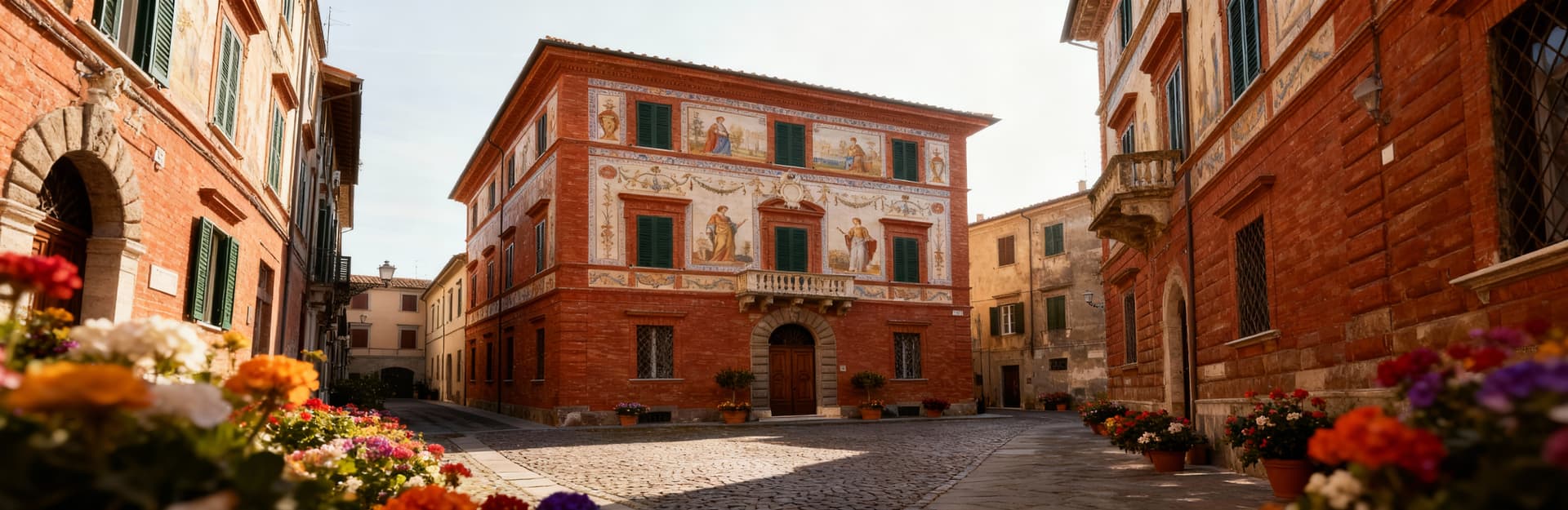 Luxury apartments for sale in Grosseto, Tuscany, showcasing stunning views and historic architecture in a vibrant cultural setting.