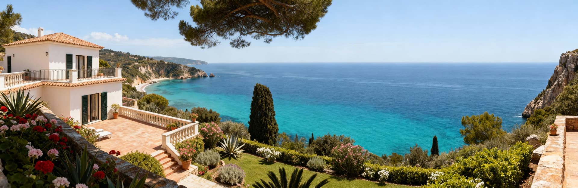 Luxury villas for sale in Argentario, Tuscany, surrounded by stunning landscapes and Mediterranean nature near the coast.