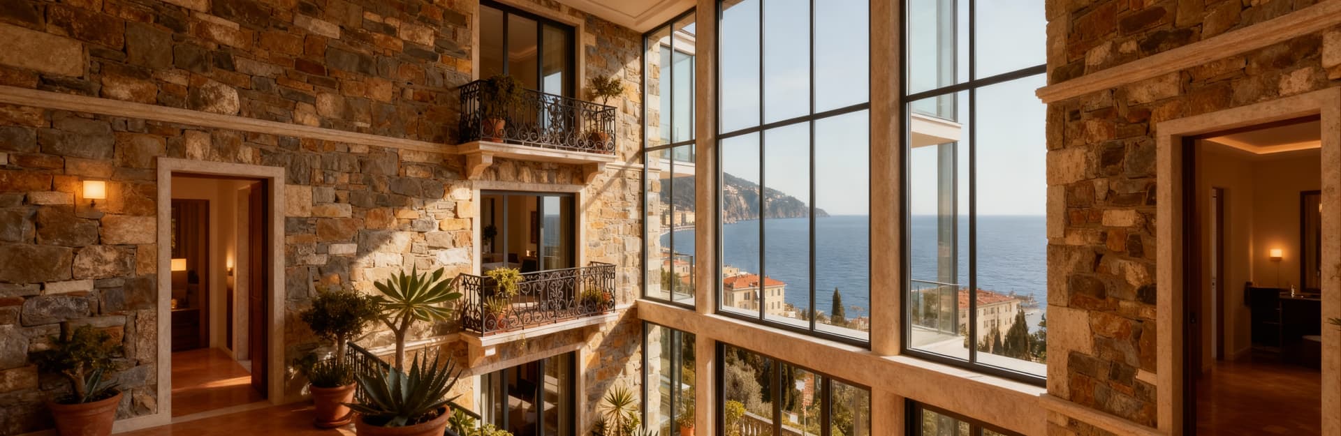 Luxury apartments for sale in Genoa, overlooking the stunning Ligurian Sea with breathtaking coastal views and historic charm.