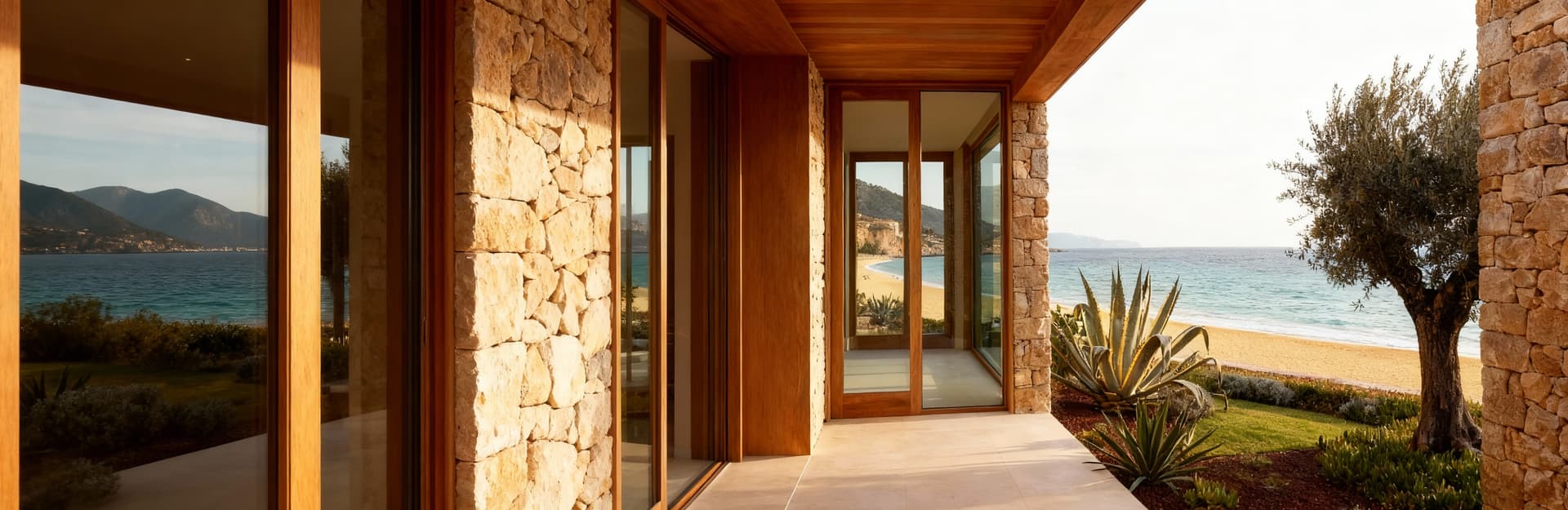 Luxury villas for sale in Palermo, near the beach, showcasing stunning sea views and Mediterranean architecture.