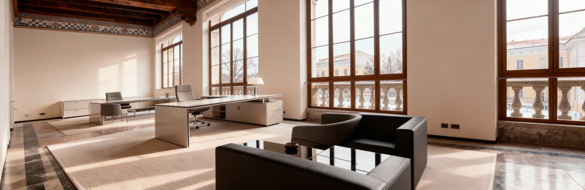 Exclusive prestigious offices for sale in Italy, blending comfort and elegance in historic city settings.