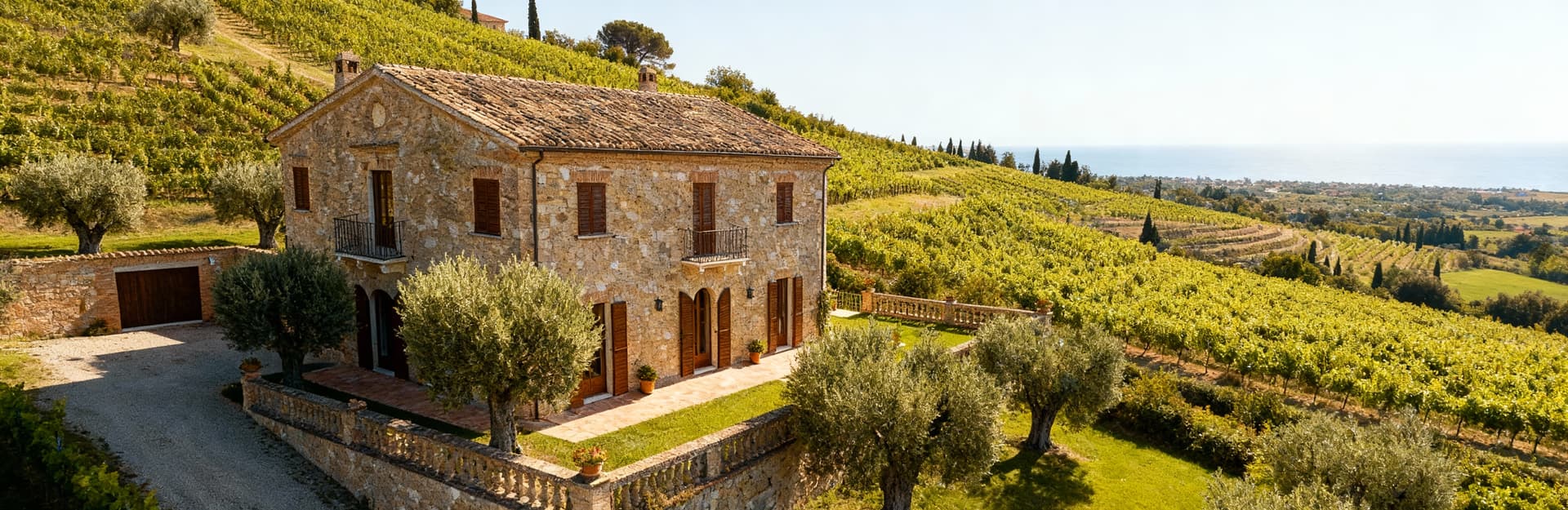Luxury real estate for sale in Fermo, Marche, showcasing historic homes, elegant villas, and stunning Adriatic views.