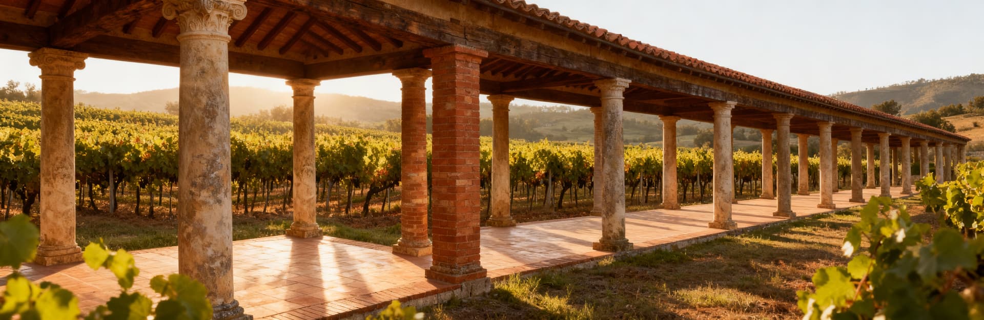 Charming Tuscan farmhouses for sale in Florence, surrounded by rolling hills, vineyards, and olive groves in a serene landscape.