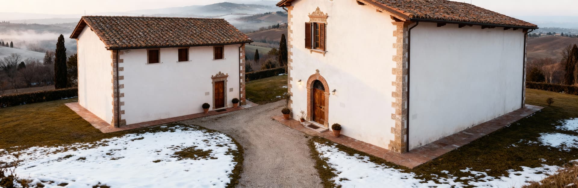 Charming Tuscan farmhouses for sale in Pisa, surrounded by olive groves and vineyards, reflect local heritage and culture.