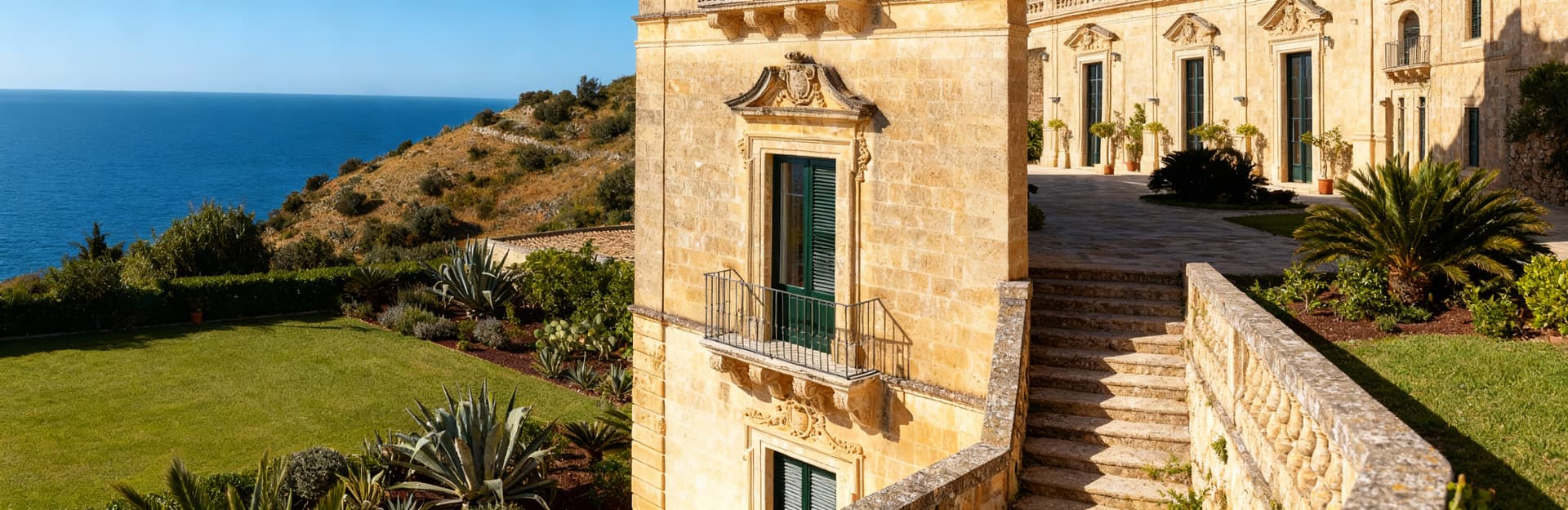 Luxury real estate for sale in Ragusa, Sicily, featuring stunning coastal views and elegant historic residences.