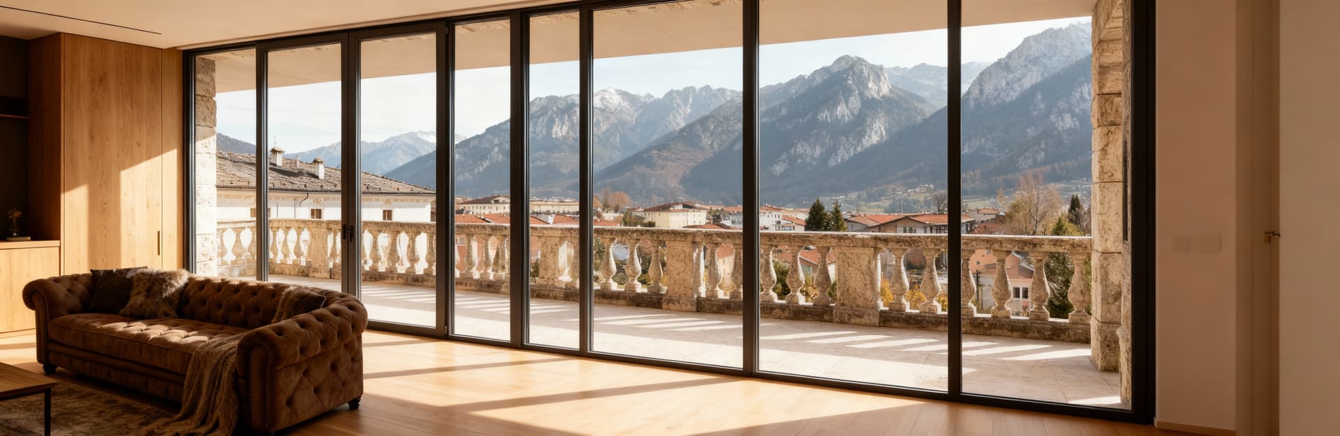 Luxury mountain apartments for sale in Trentino-Alto Adige, offering stunning alpine views and modern living comfort.