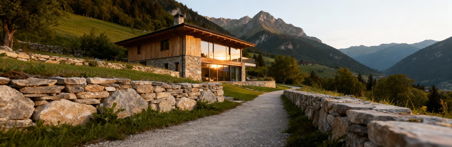 Independent houses for sale in Trentino-Alto Adige, surrounded by stunning mountains and lush valleys, offer a luxurious lifestyle.