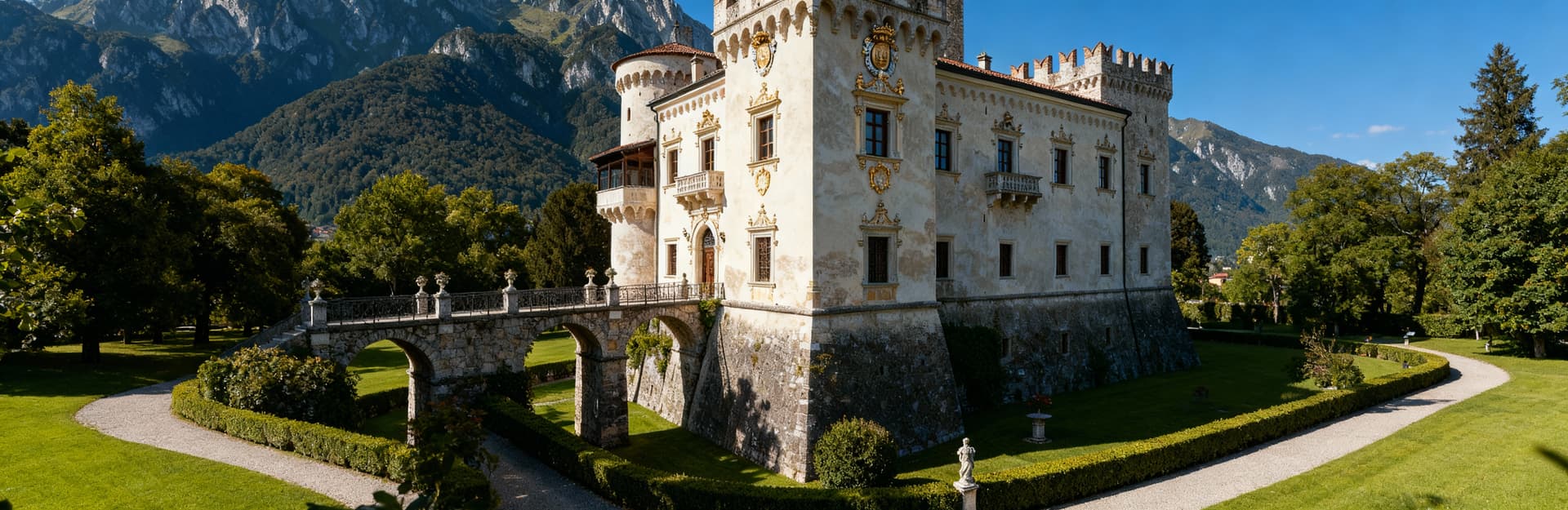 Luxury villas for sale in Trentino-Alto Adige, surrounded by stunning mountain landscapes and lush greenery, perfect for nature lovers.