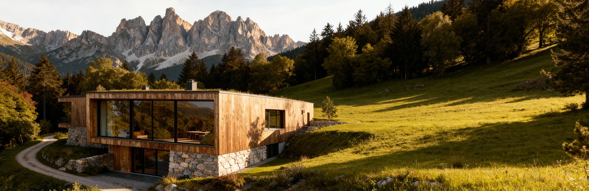 Beautiful villas for sale in Trento, nestled in the Dolomites, showcasing stunning views and luxurious mountain living.