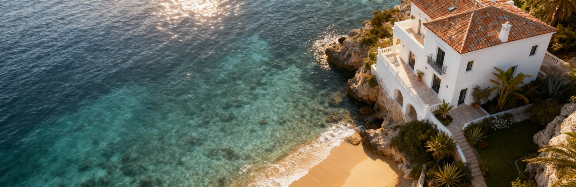 Luxury properties for sale in Campania's coastal area, featuring stunning sea views and elegant architectural designs.