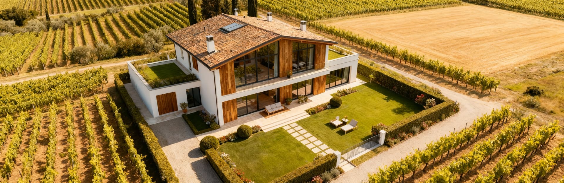 Luxury properties for sale in Padua's countryside, featuring elegant villas, scenic views, and a serene nature-filled environment.
