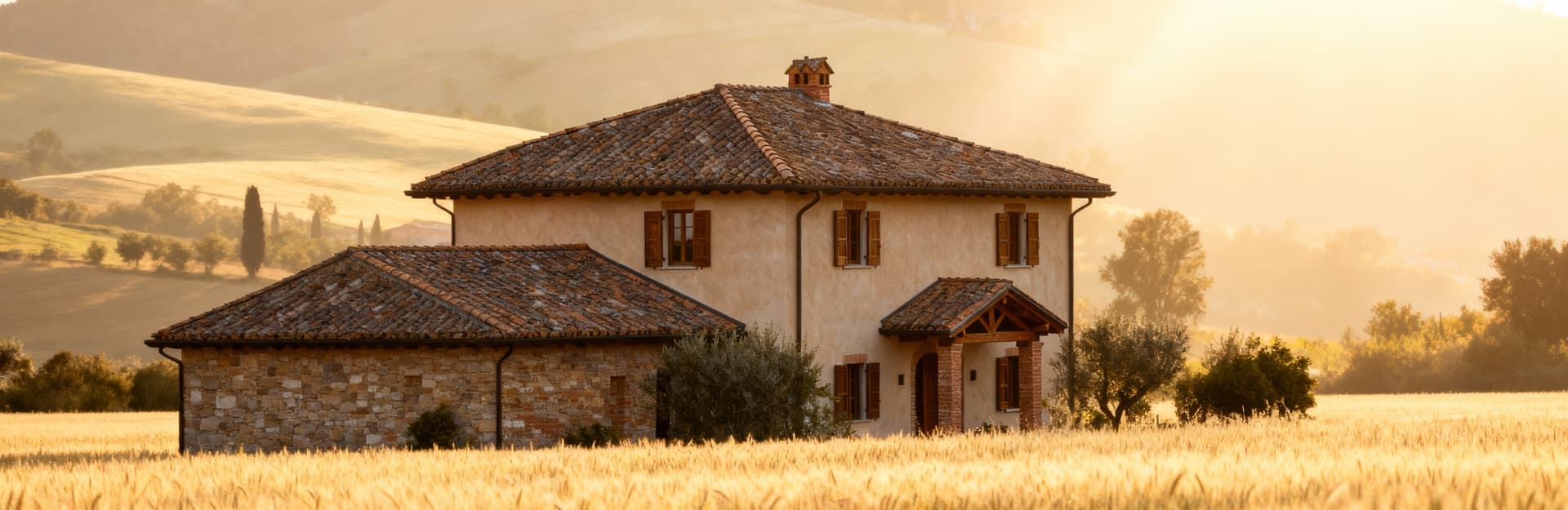 Charming restored farmhouses for sale in Bologna province, blending tradition with modern comfort.