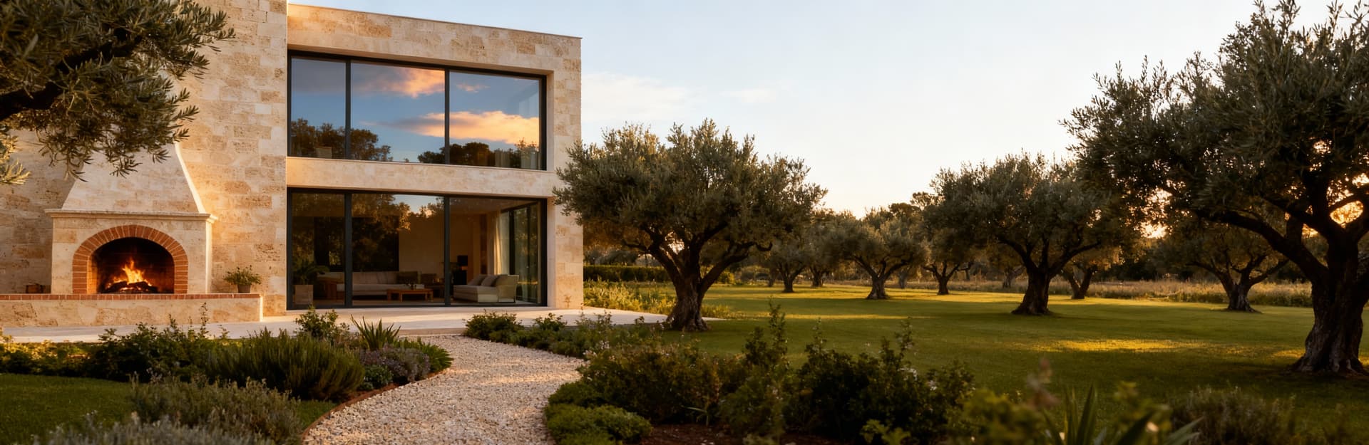 Modern villas for sale in Latina, Lazio, surrounded by green spaces and scenic hills, ideal for families and professionals.