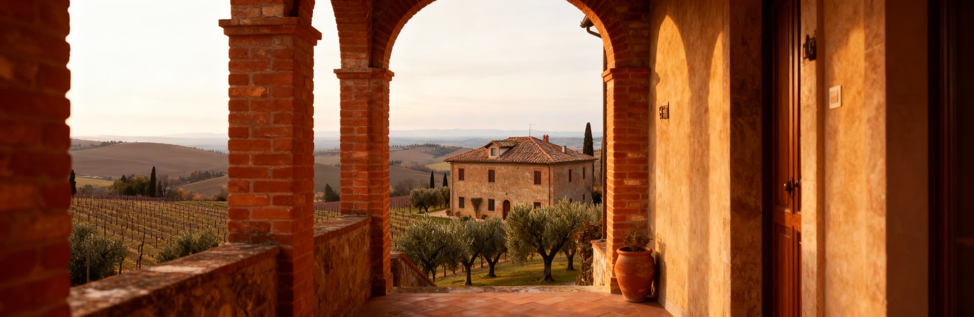 Charming country houses for sale in Treviso, surrounded by picturesque hills and lush vineyards in a historic rural setting.