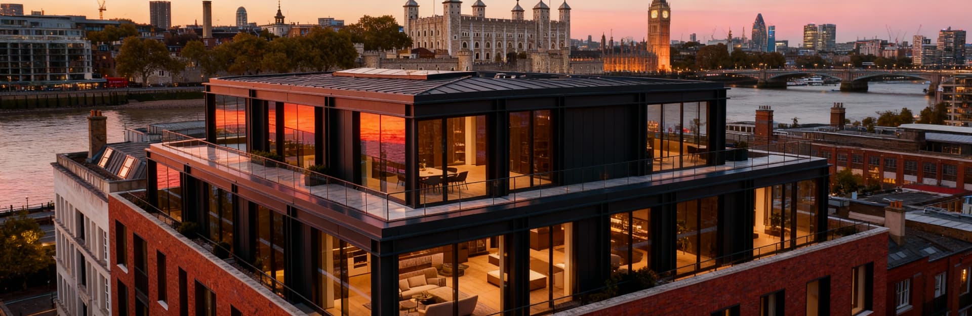 Luxury apartments for sale in London's City area, showcasing stunning architecture, iconic landmarks, and a vibrant urban lifestyle.