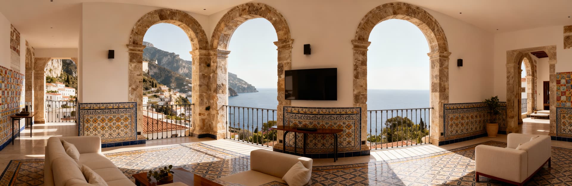 Luxury apartments for sale in Campania showcase modern spaces within prestigious historical architecture.