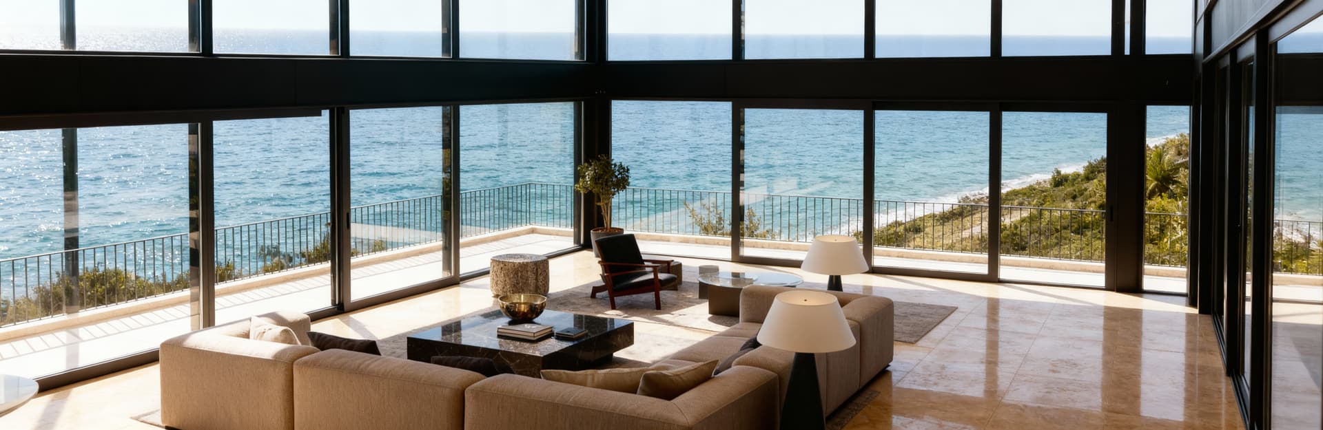 Luxury penthouse for sale in Versilia, showcasing stunning views, elegant interiors, and a lifestyle of privacy and sophistication.