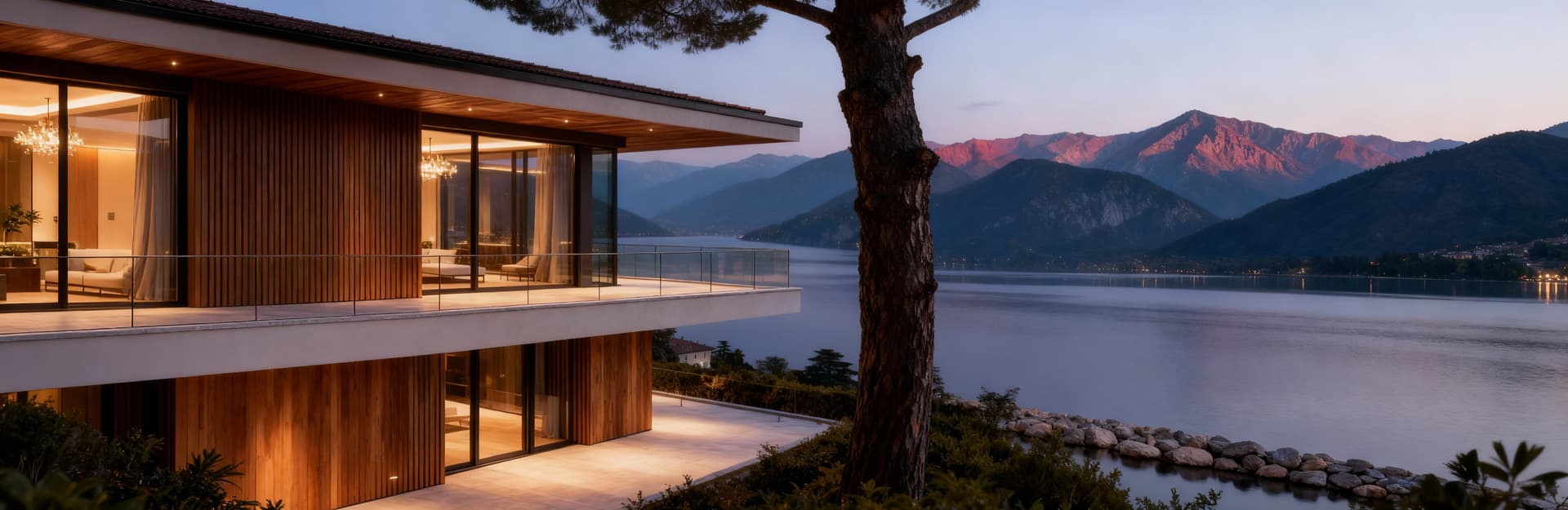 Luxury penthouses for sale in Como, featuring stunning lake and mountain views in an exclusive, prestigious setting.