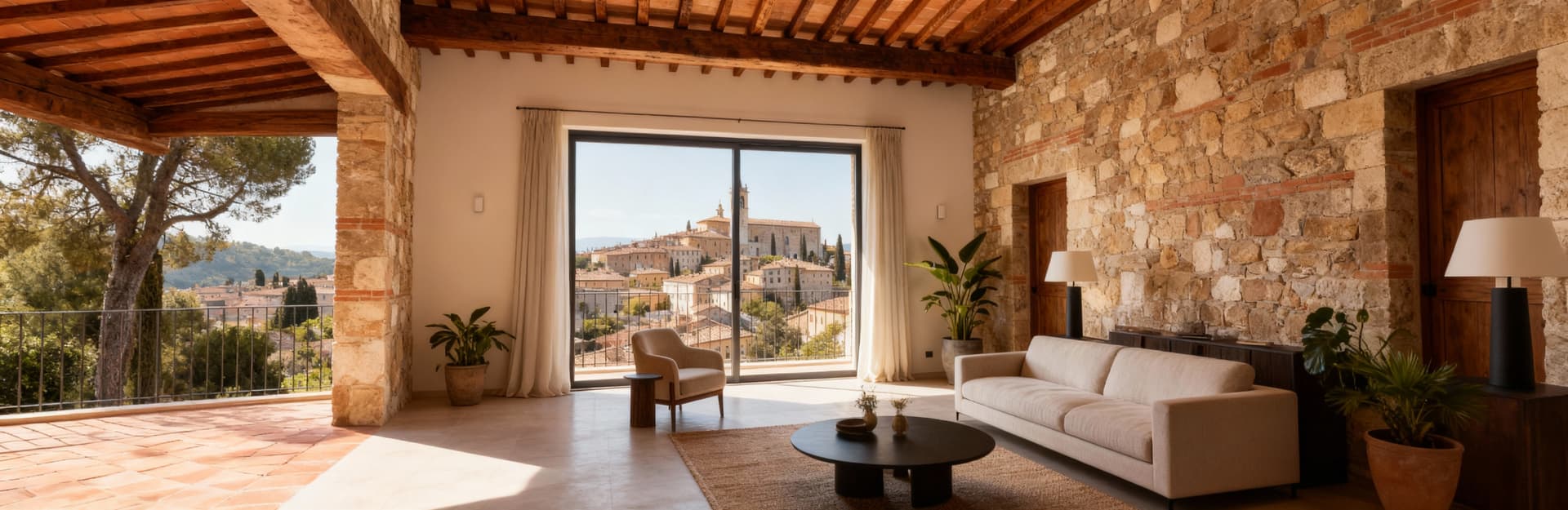 Appartamento elegante in vendita a Perugia con vista sul centro storico, unione di modernità e dettagli storici.