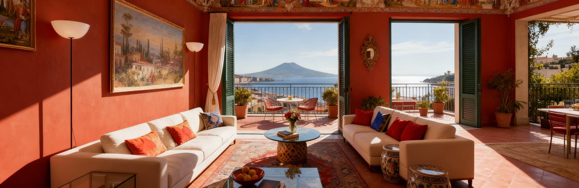 Elegant apartments for sale in Naples, blending culture, sea views, and modern amenities in a historic cityscape.