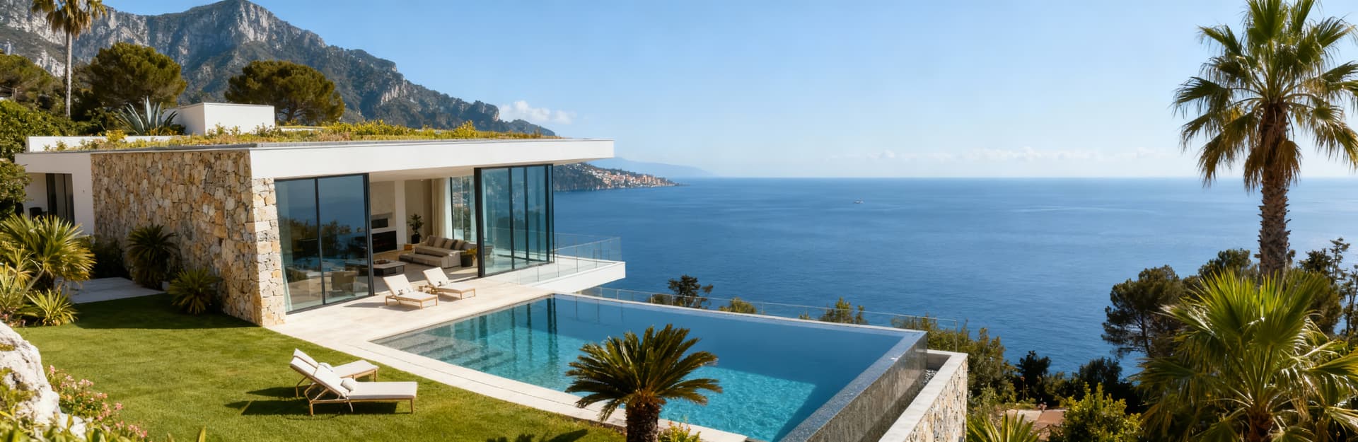Luxury villas for sale on the Amalfi Coast in Campania, showcasing stunning views, lush gardens, and unique architecture.