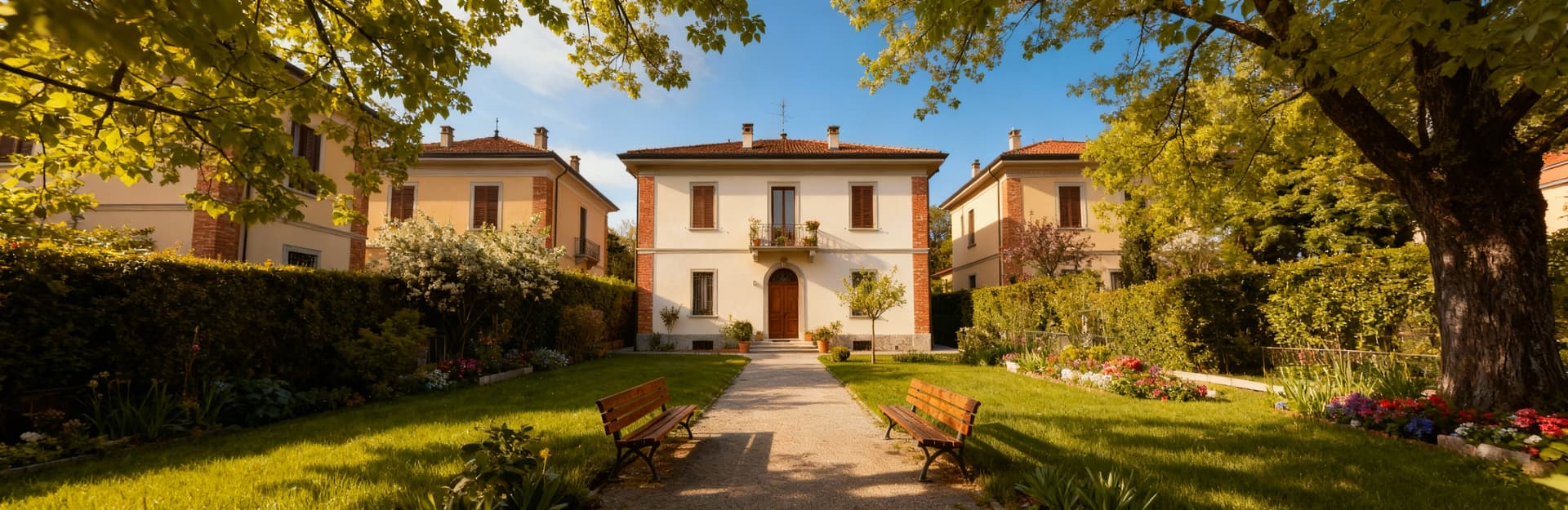 Semi-detached houses for sale in Turin, perfect for families seeking tranquil yet well-connected residential living.