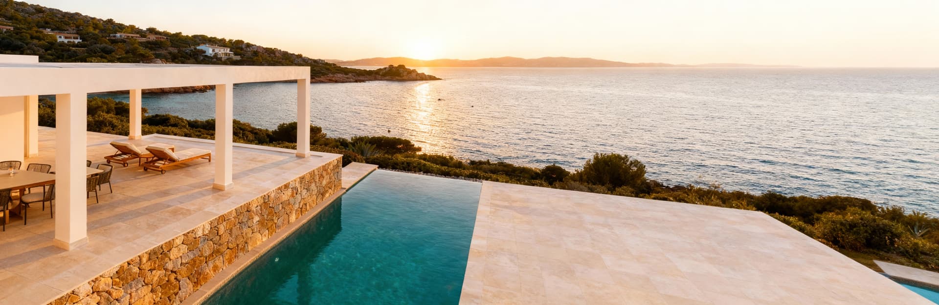 Elegant apartments for sale in Porto Cervo, featuring modern comforts and stunning views, close to beaches and the marina.