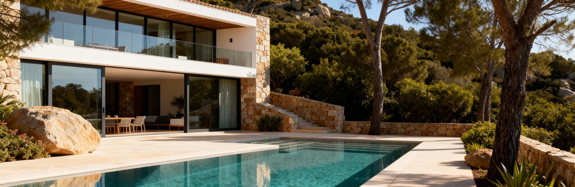 Luxury estates and complexes for sale in Porto Cervo, featuring spacious areas and prime locations for high-value investments.