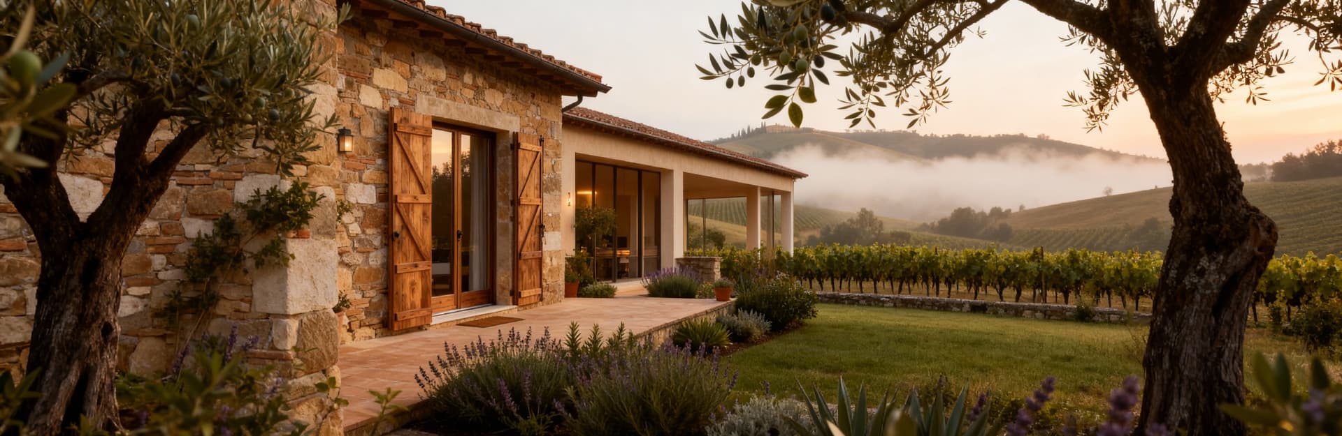 Charming terraced houses for sale in Tuscany's Val d'Orcia, surrounded by stunning hills, vineyards, and rich history.