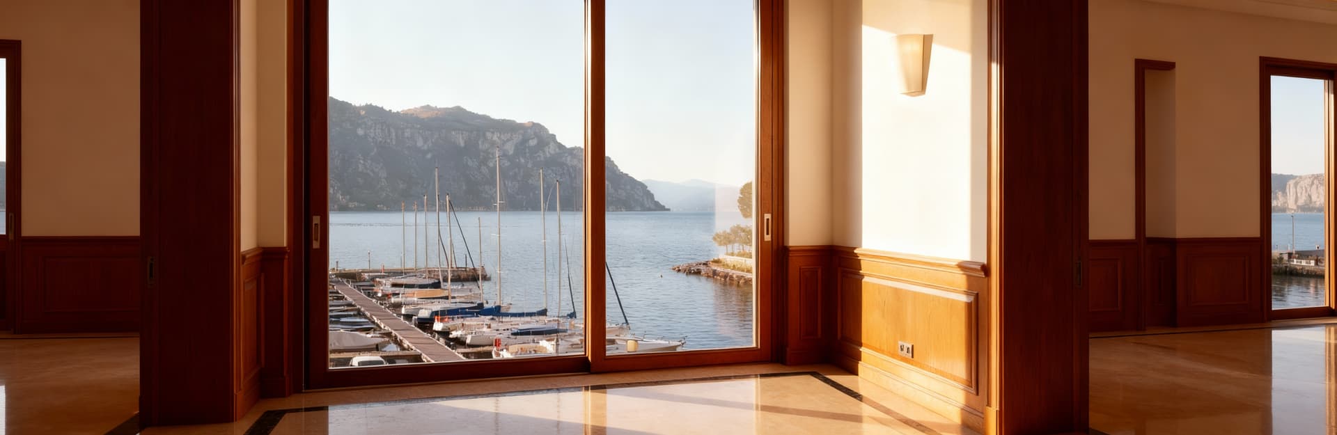 Luxury lakeside apartments for sale at Lake Garda, featuring stunning views, marinas, and high-end amenities for a relaxed lifestyle.