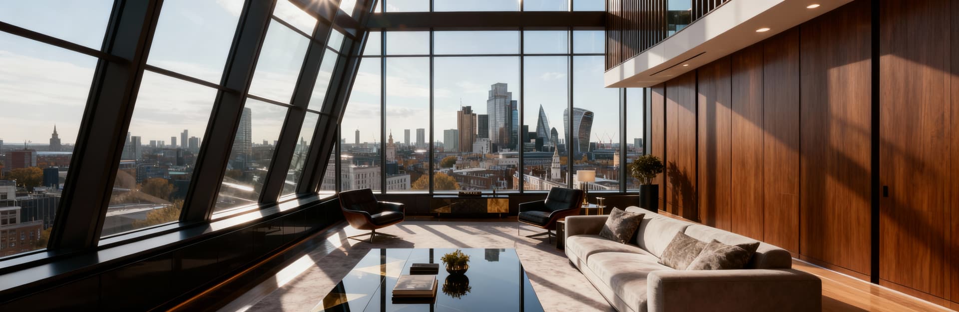 Luxury properties for sale in London's vibrant City area, featuring skyline penthouses and elegant historic residences.