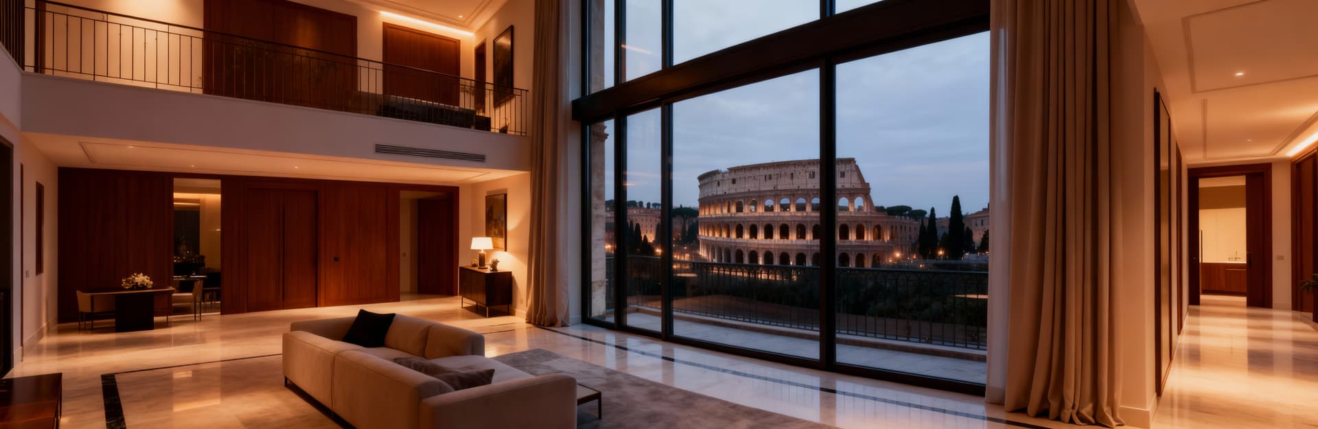 Luxury penthouses for sale in the heart of Lazio, featuring stunning city views and modern amenities for elegant urban living.
